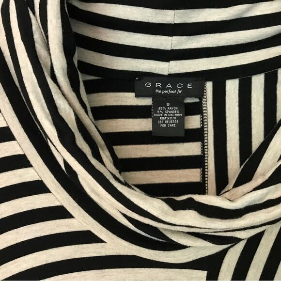 Grace asymmetric striped tunic - Picture 3 of 5